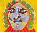 Cabeza de hombre de frente 1970 Pablo Picasso
